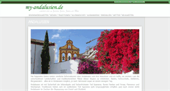 Desktop Screenshot of my-andalusien.de